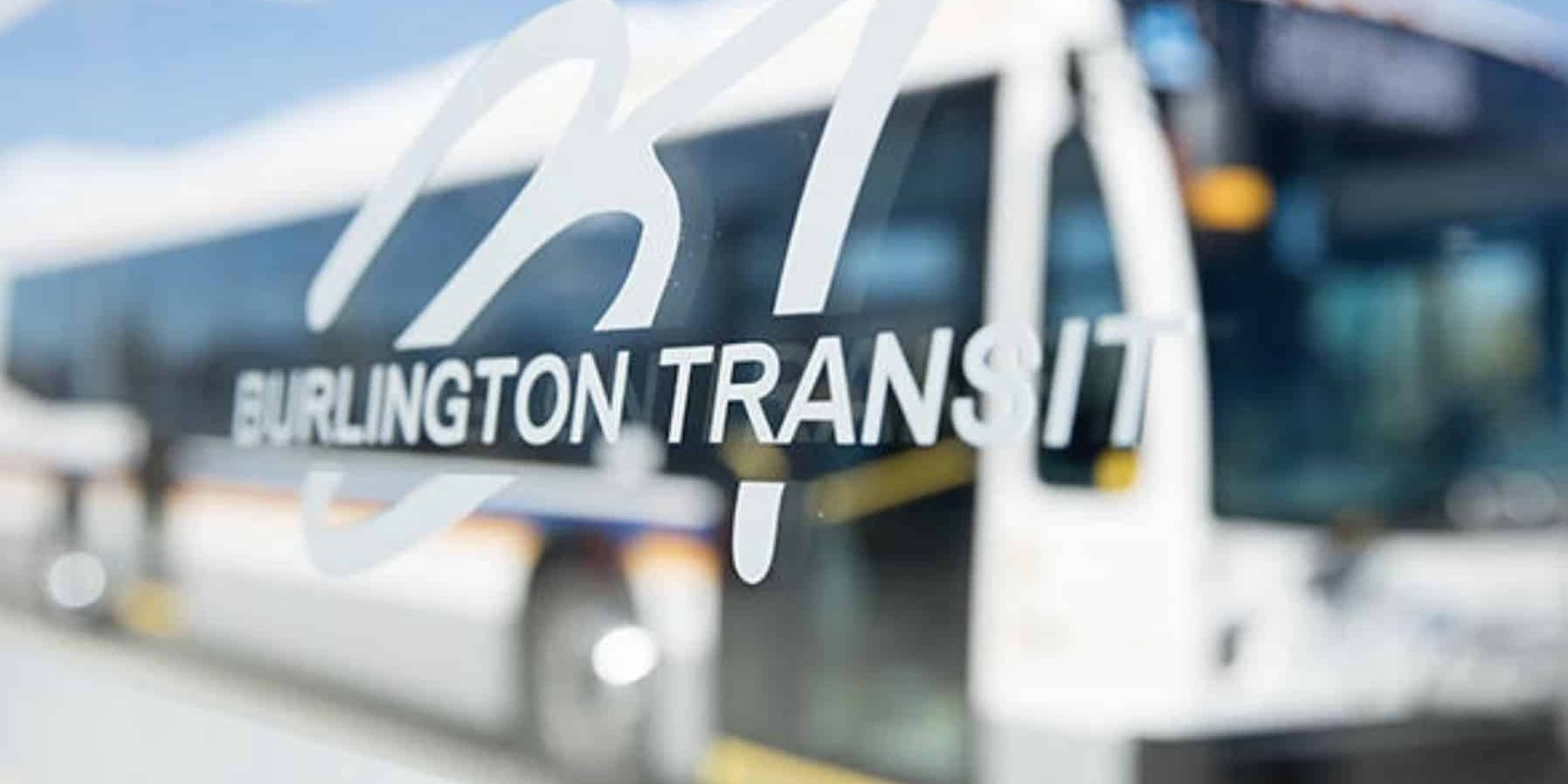 Burlington transit bus free