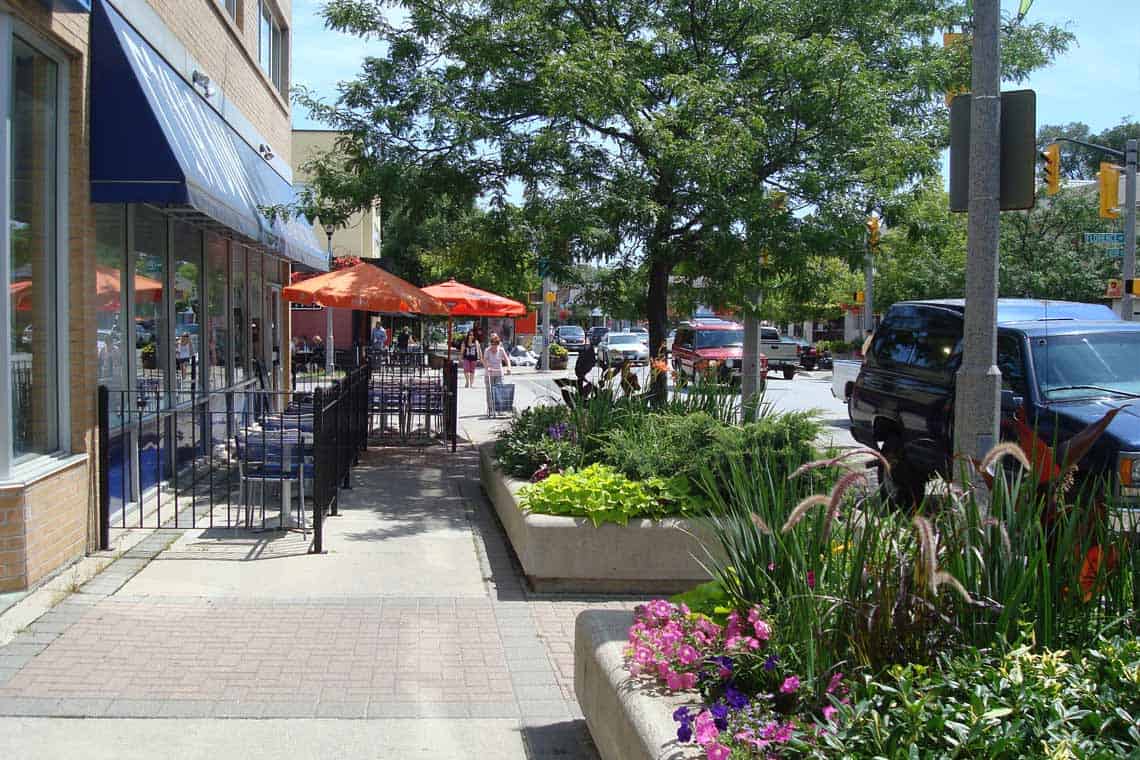 Ontario, Oakville, Kerr Village, Bronte Village, streetscape studies, public consultation