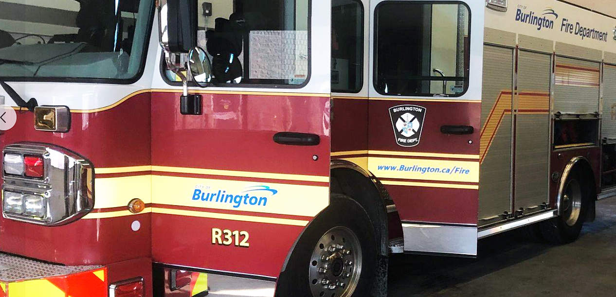 Burlington fire firefighter townhouse arson