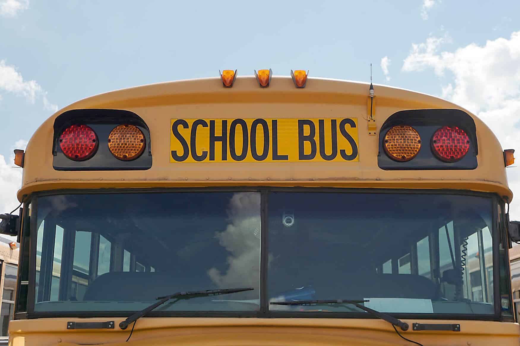 school bus collision ontario Oakville QEW