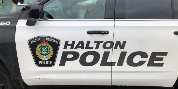 Ontario, Milton, police, electric scooter, sedan, collision, parking lot, stolen plates, male youth