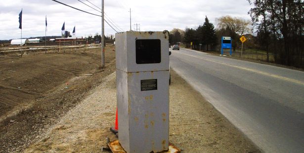 radar photo Burlington speed ticket fine