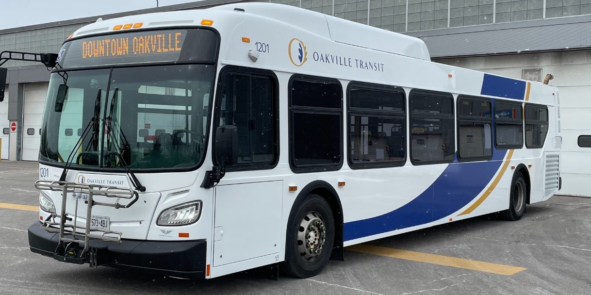 Oakville transit bus detour construction