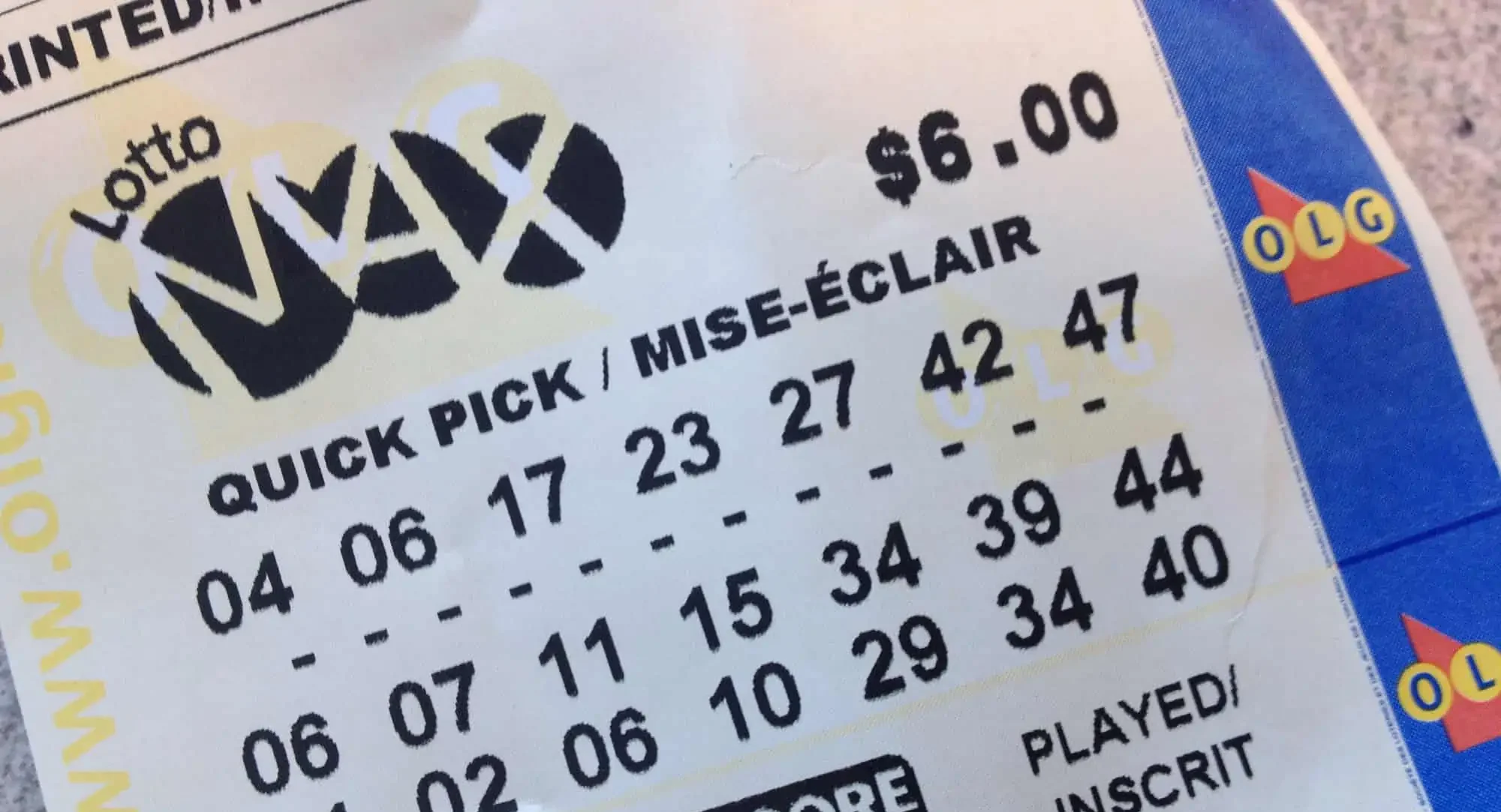 lotto max jackpot win canada, lottery
