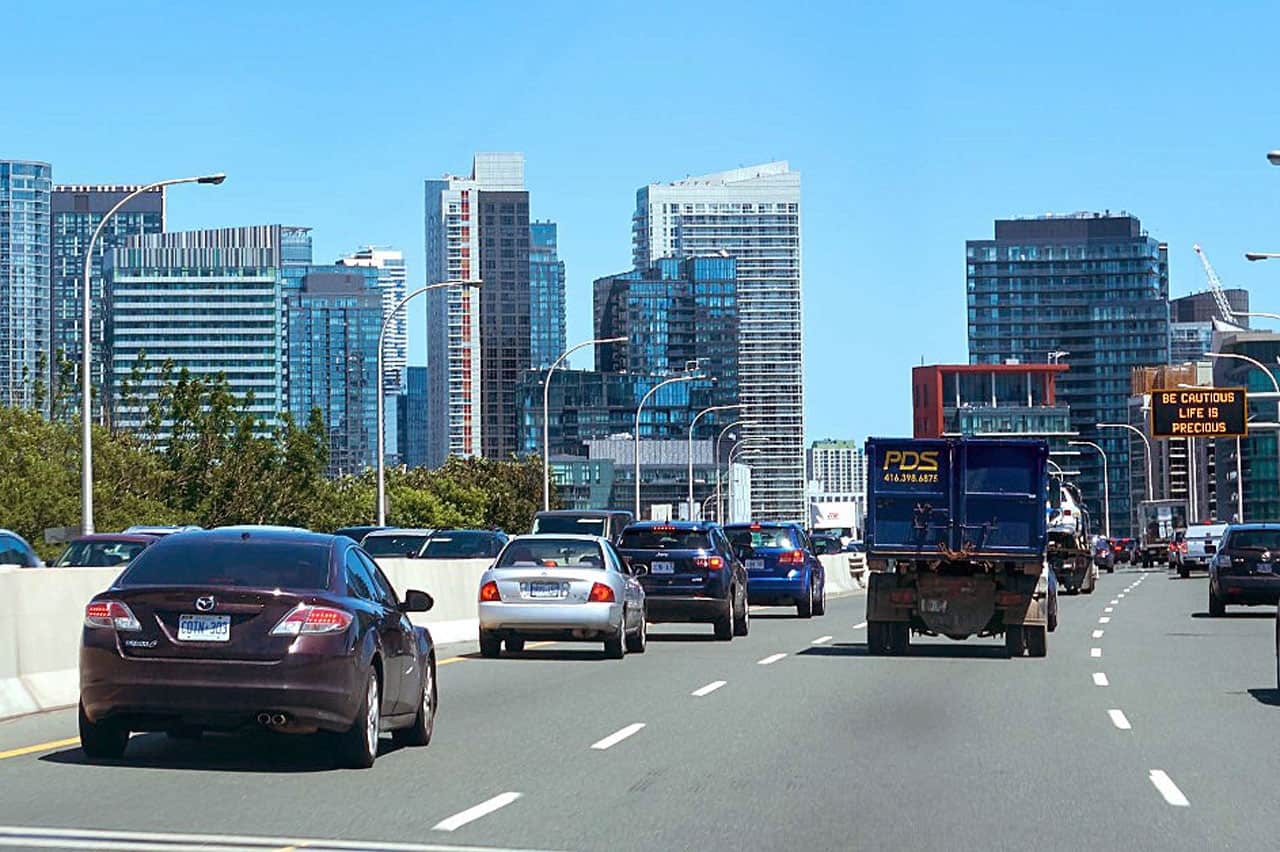 gardiner expressway closed weekend