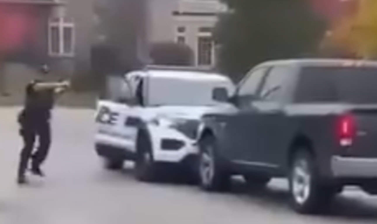 VIDEO: Home invaders try to steal safe and run from police in Brampton