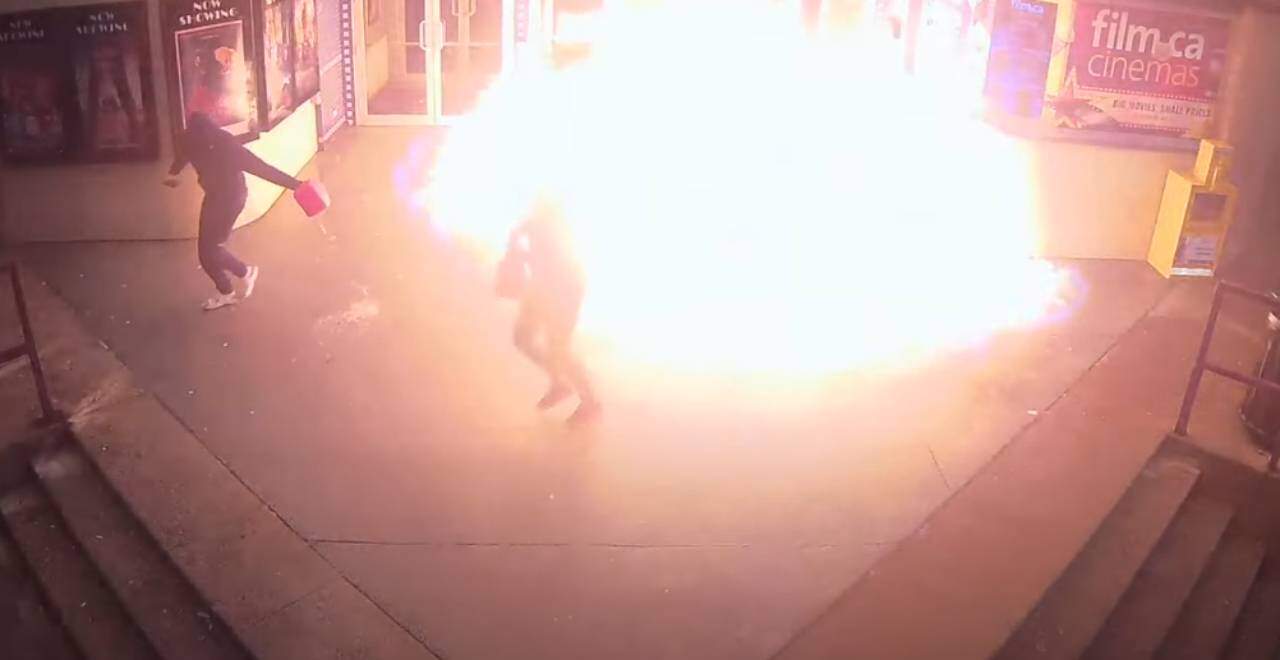 arson oakville movie cinema theatre