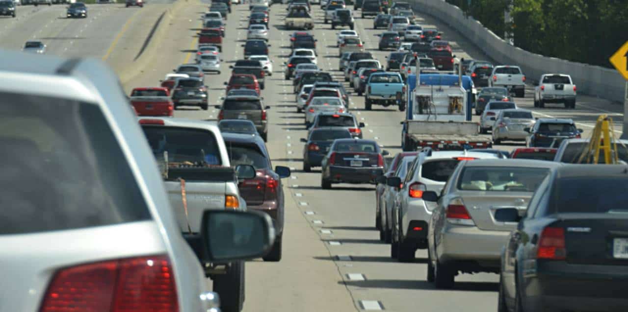 traffic lanes qew skyway burlington highway
