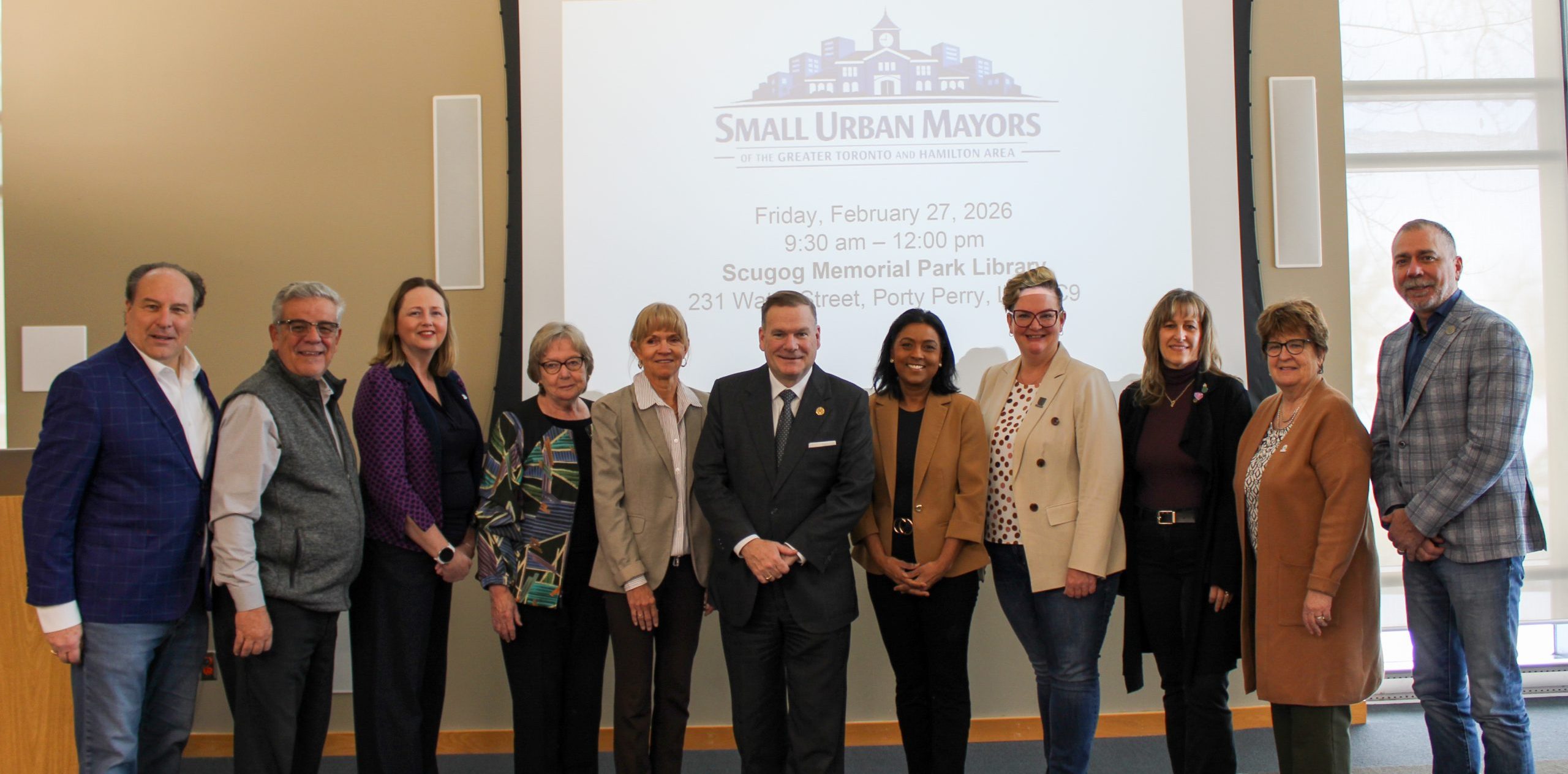 Small Urban GTHA Mayors and Environment Minister Todd McCarthy