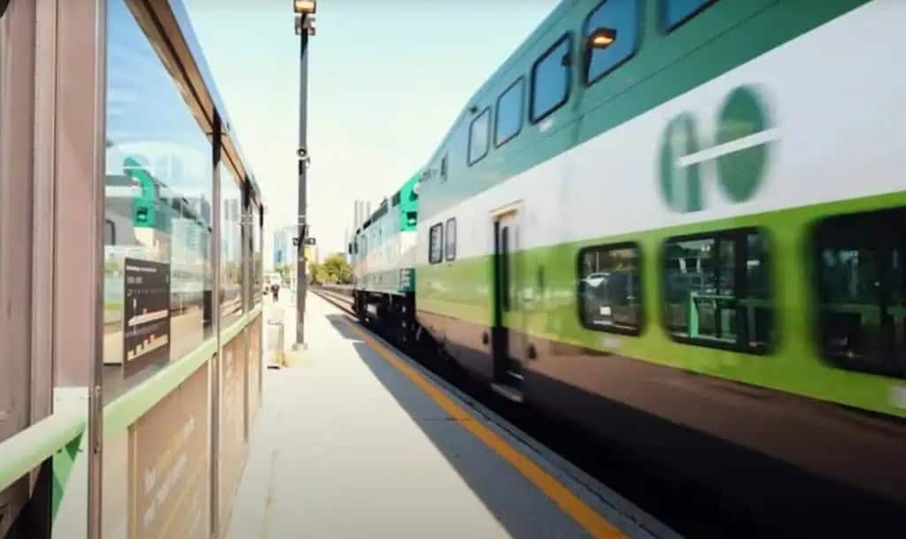 fewer GO trains in mississauga and toronto this weekend.