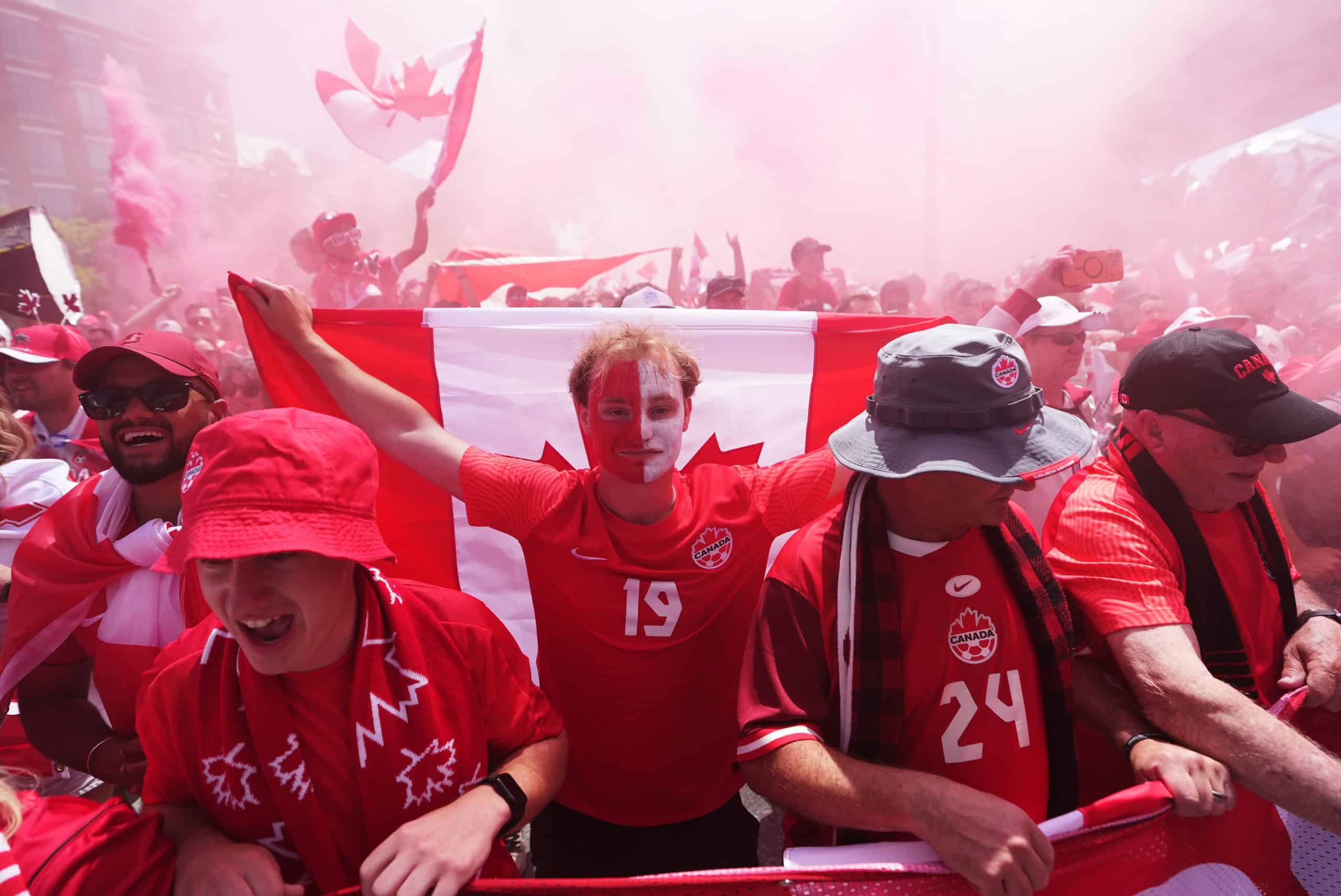 PHOTOS: Canada's World Cup fans paint the town red in Vancouver